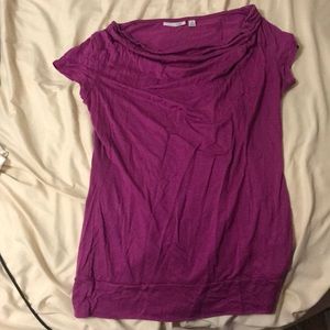 Halogen drape neck t shirt